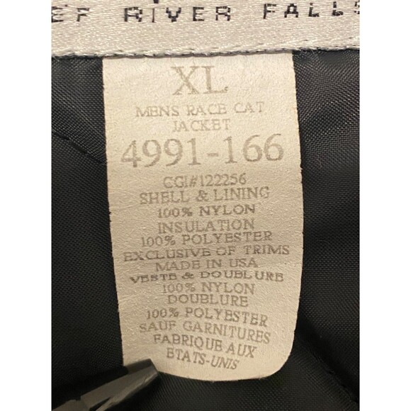 VTG 90s Arctic Cat Wear Jacket Snowmobile Racing Coat Mens XL USA Made Neons - Picture 13 of 16